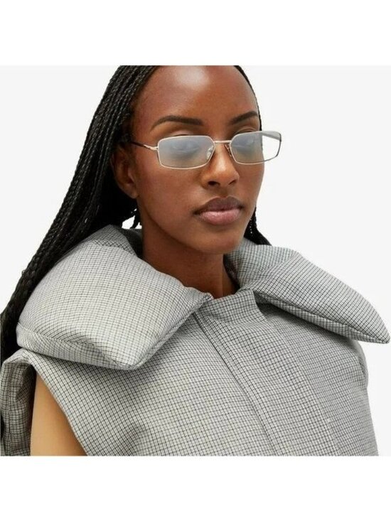 Prada PRA60S 1BC80G Unisex Silver Square Sunglasses Authentic NEW main image 13